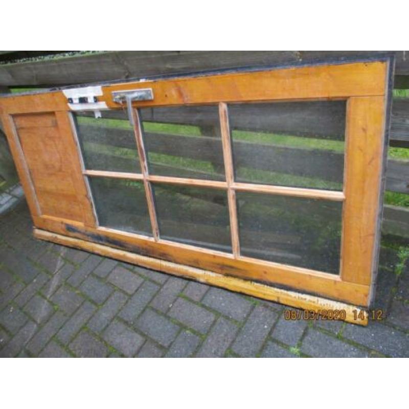 Deur tuinhuis, incl cilinderslot met 2 sleutels voor 15,-
