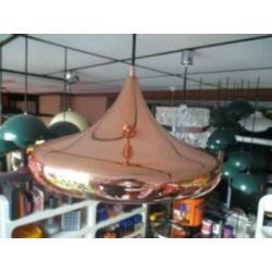 messing hanglamp 39 cm vintage retro design