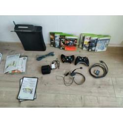 Te koop: xbox 360 elite 120gb + accesoires ( originele verpa