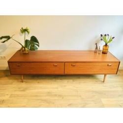 Vintage dressoir lowboard retro teak hout jaren 60 / 70