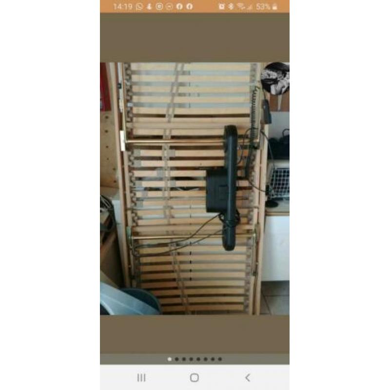 Elektrische lattenbodem, maat 90x200