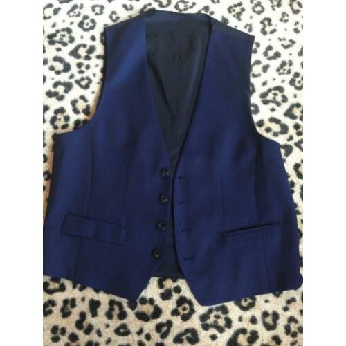 SUPERCHIC gilet HUGO BOSS blauw NIEUW elegant donkerblauw
