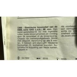 Fleischmann piccolo 7366 E-loc van de OBB serie 1043.