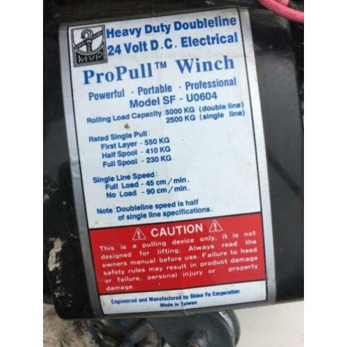 elektrische auto lier / 24 volt ProPull Winch