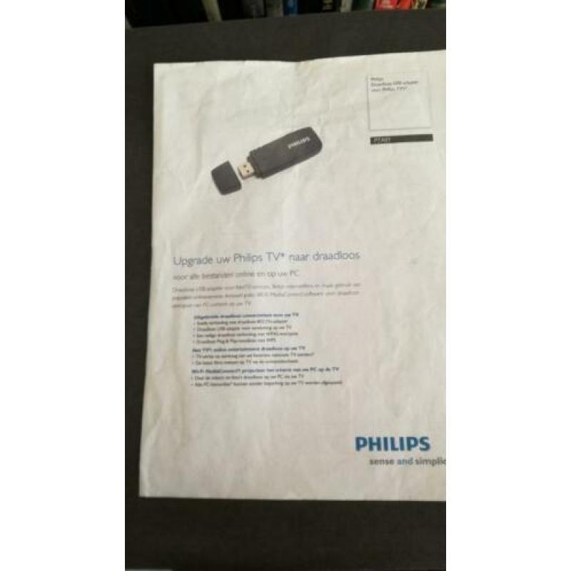 42" tv Philips + vogels muurbeugel + PTA01