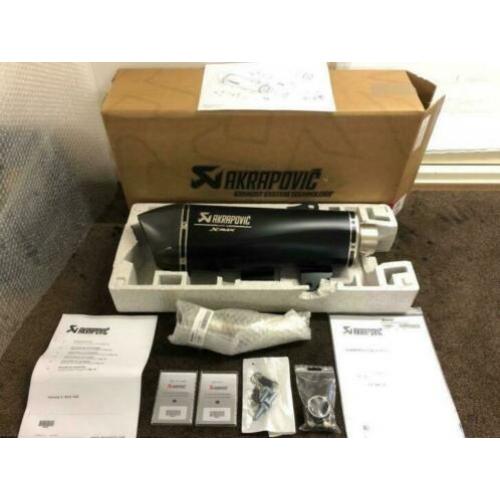 Akrapovic Black uitlaat demper Yamaha X-Max 400 XMax 18-20