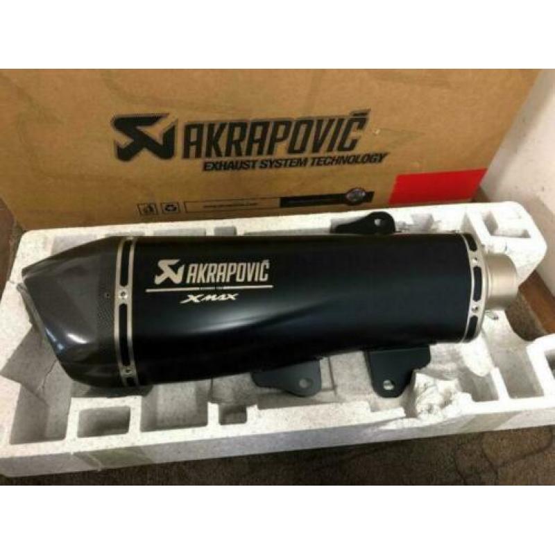 Akrapovic Black uitlaat demper Yamaha X-Max 400 XMax 18-20