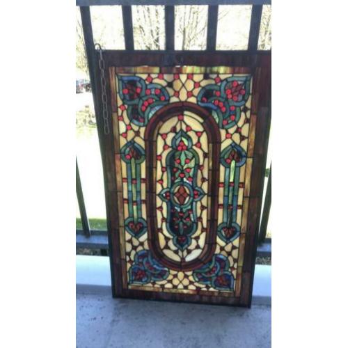 Glas in lood paneel 90x50 h/b