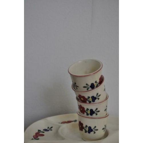 Vintage fondue servies