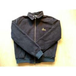 Parra corduroy club jas navy blue Small jacket