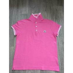 Moncler polo maat xs roze