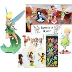 . TINKERBELL figuren poppetjes speelset stickers en meer