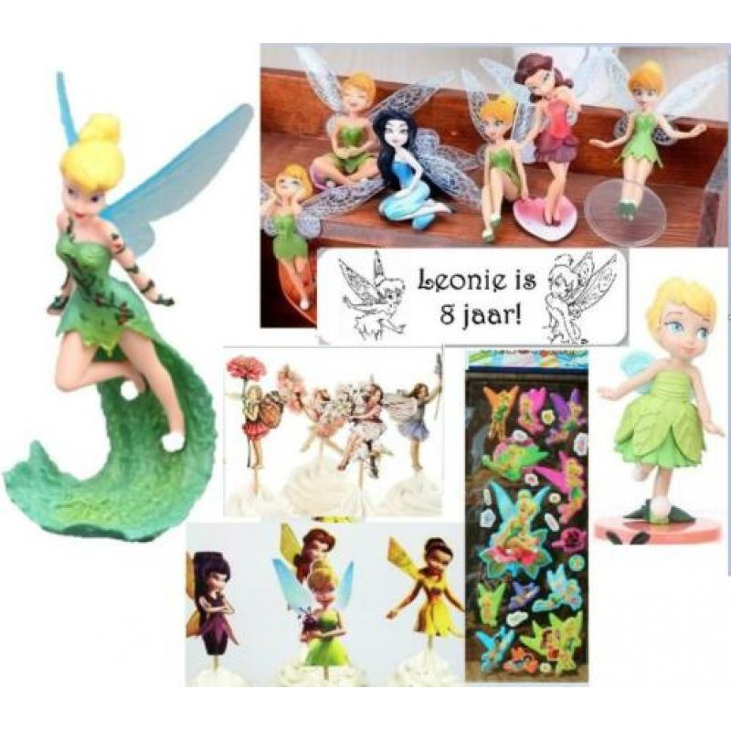 . TINKERBELL figuren poppetjes speelset stickers en meer