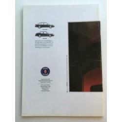 SAAB 900 brochure - modeljaar 1990