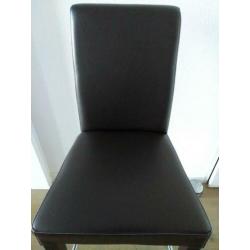 2 mooie barstoelen barkrukken donker bruin