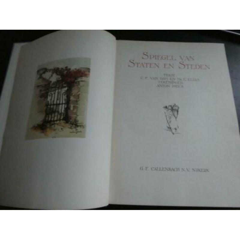 Anton Pieck - Spiegel van Staten en Steden