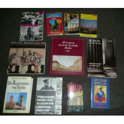 17 boeken + kaarten Berlin- Berlijn (der mauer) Planungsgrun