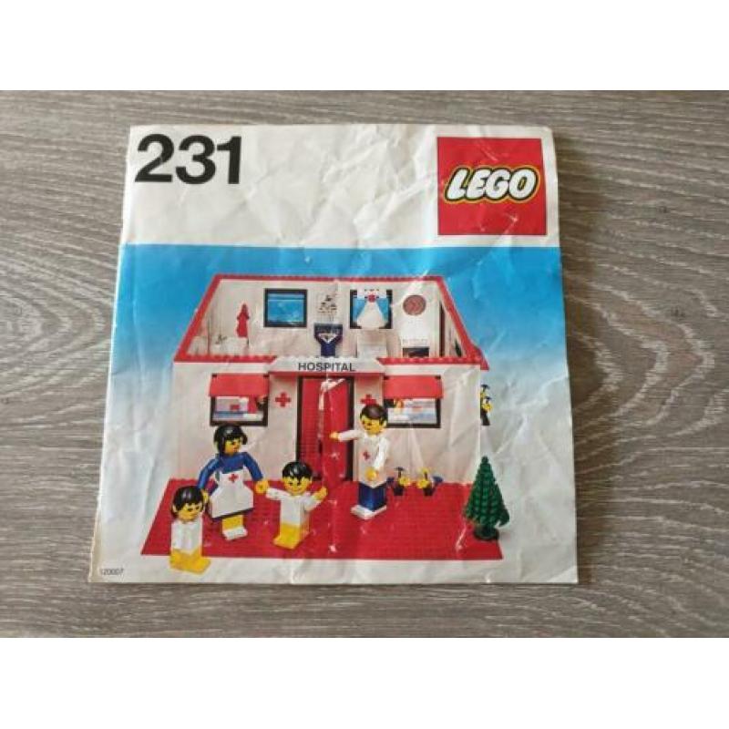 Lego Homemaker set 231 Hospital uit 1978 - COMPLEET