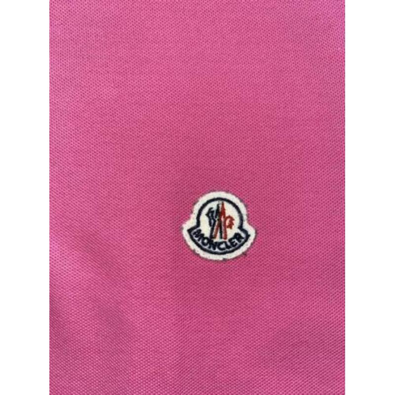 Moncler polo maat xs roze
