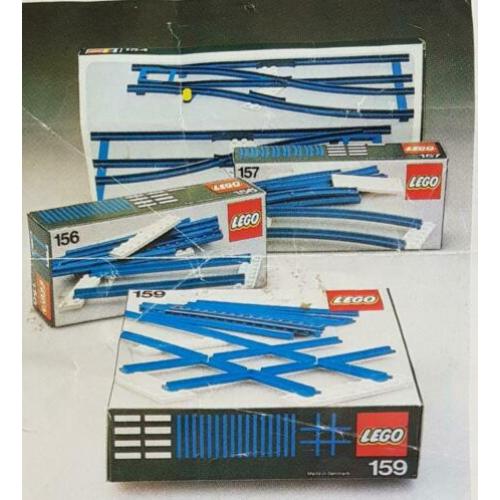 Lego trein, Vintage: 154, 155, 156, 157, 158, 102