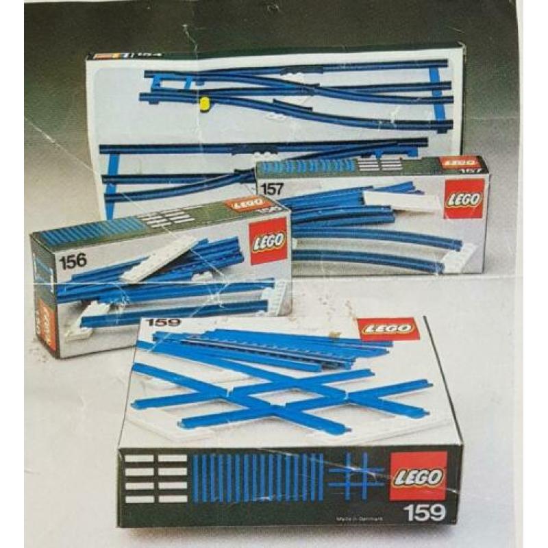 Lego trein, Vintage: 154, 155, 156, 157, 158, 102