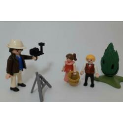 Playmobil bruidsfotograaf met kinderen en bloemenmeisje