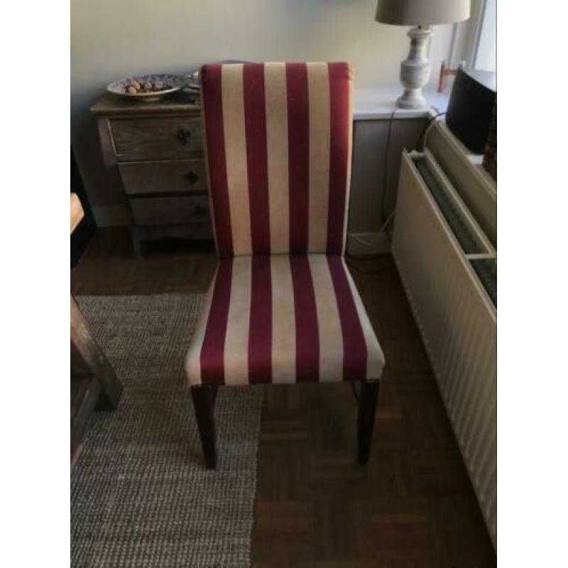 6 eettafel stoelen