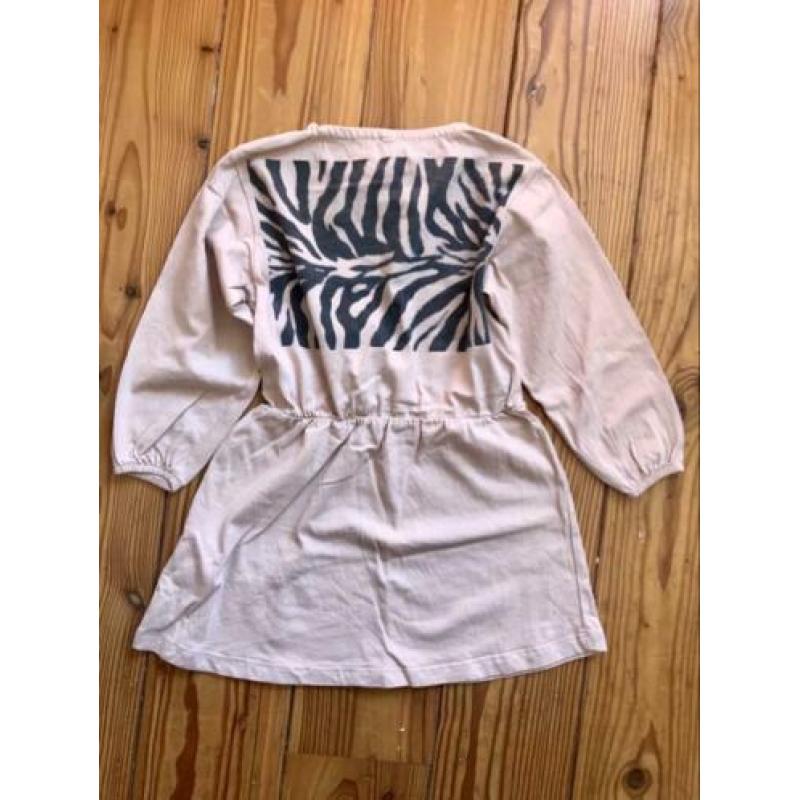 POPUPSHOP jurkje zebra | organic cotton | 104