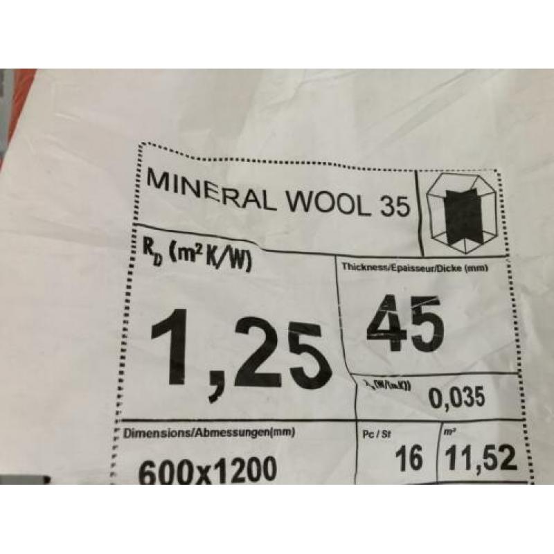 Knauf mineral wol isolatie mw35