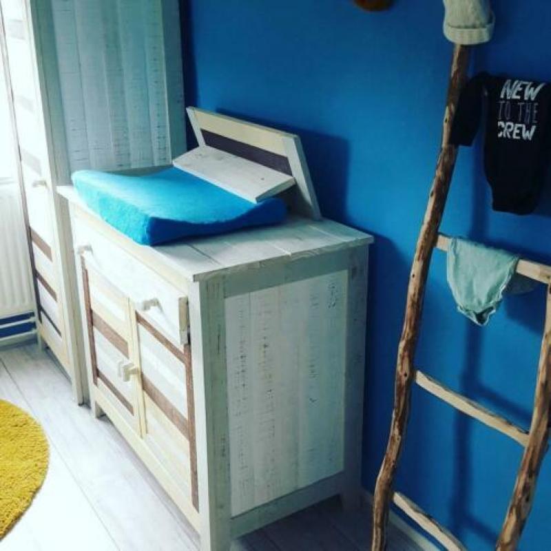 Houten ladder, interieur, styling