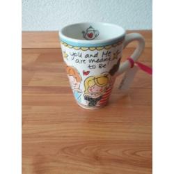 Blond Amsterdam mok groot