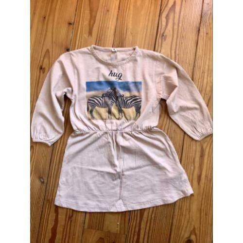 POPUPSHOP jurkje zebra | organic cotton | 104