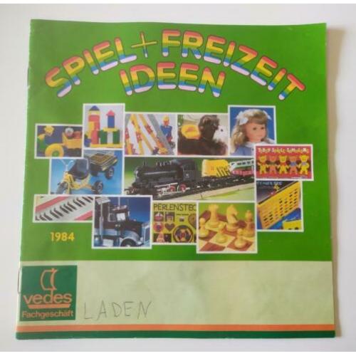 Vedes 1984 Speelgoed folder catalogus met o.a. Nintendo