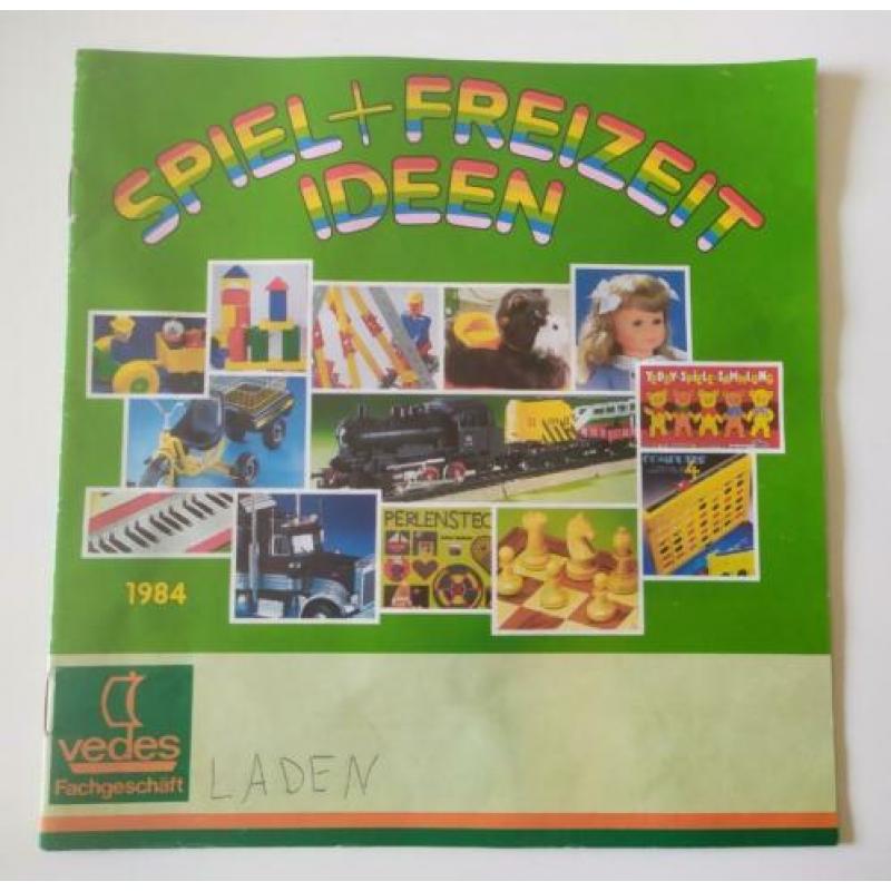 Vedes 1984 Speelgoed folder catalogus met o.a. Nintendo