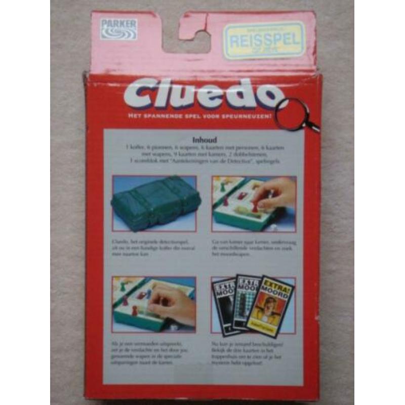 LEUK: Cluedo - Reisspel - Speciale 3D uitvoering !