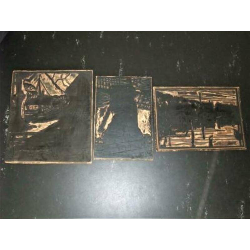 Lino platen Hoornse kunstenaar A-V