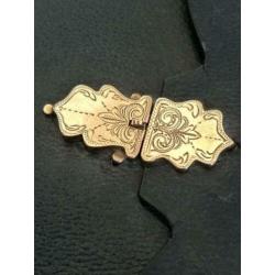 Statenbijbel met gouden slot 1850