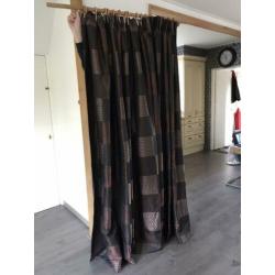 Gordijn 2 banen 90 cm breed 214 hoog