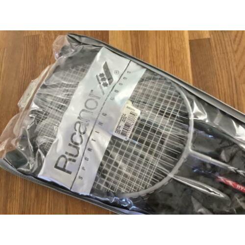 Badminton rackets.