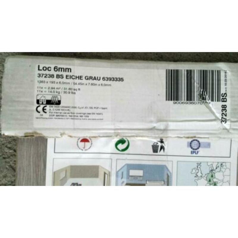 Laminaat 6.0 grijs eiken