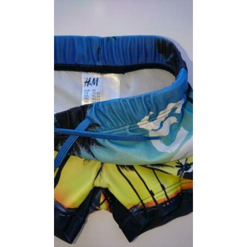 Hippe zwem short / zwembroek, H&M, maat 92 (80 / 86)