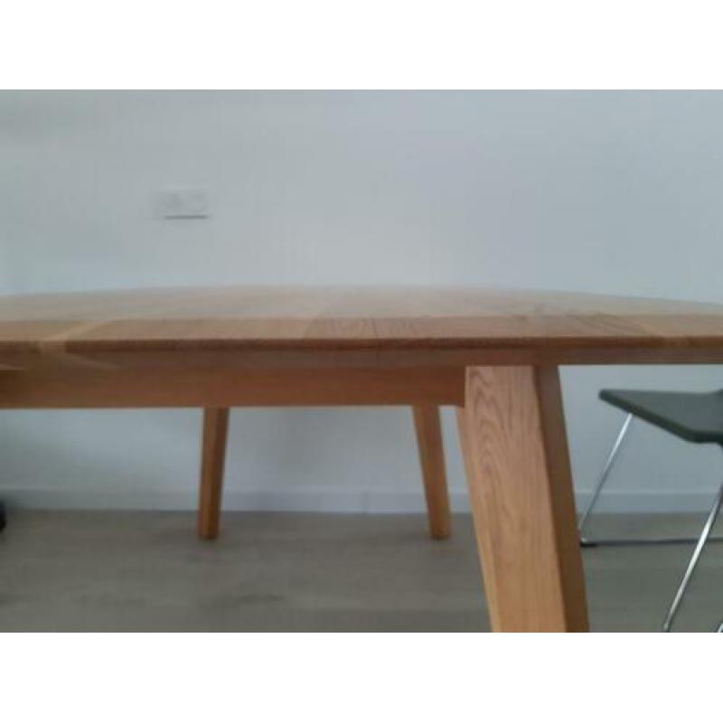 Eiken tafel eetkamer, heel mooi design