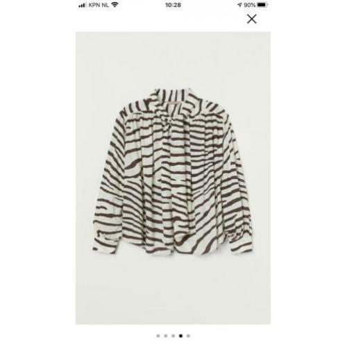 Oversized blouse maat 40