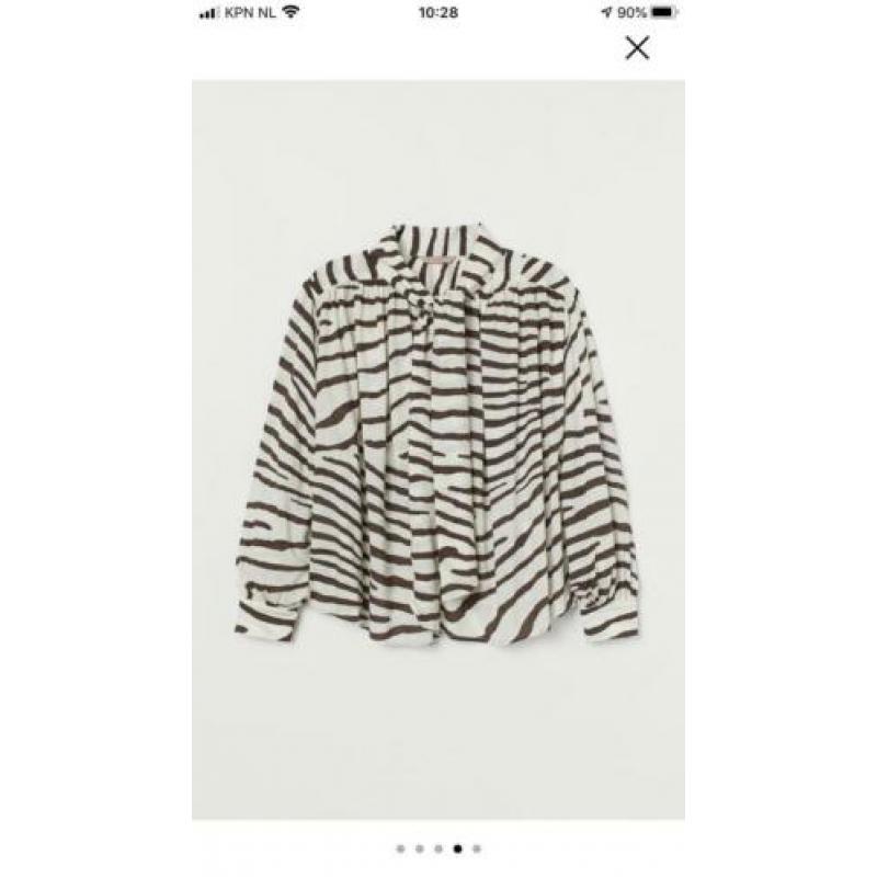 Oversized blouse maat 40