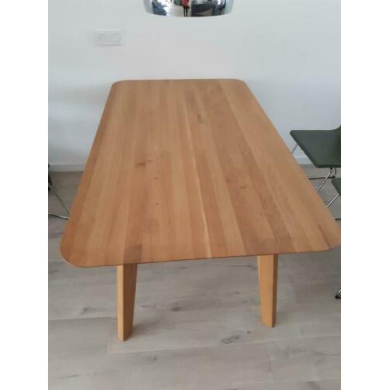 Eiken tafel eetkamer, heel mooi design