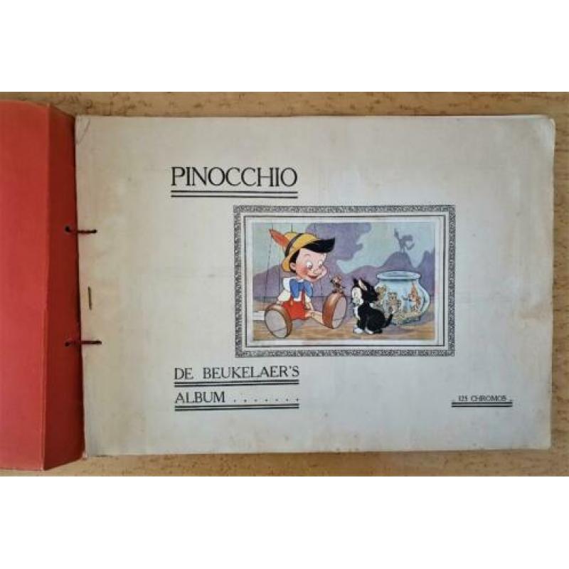 Disney: De Beukelaer’s Album Pinocchio–125 chromos–jaren 40