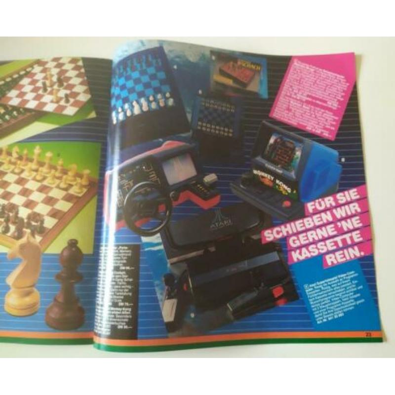 Vedes 1984 Speelgoed folder catalogus met o.a. Nintendo