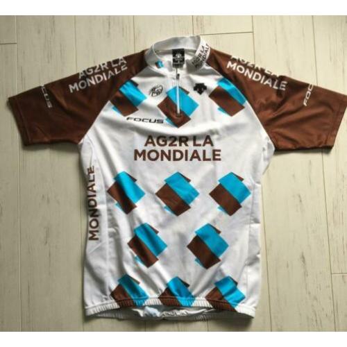 Origineel Descente AG2R wielren shirt