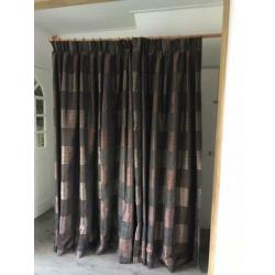Gordijn 2 banen 90 cm breed 214 hoog