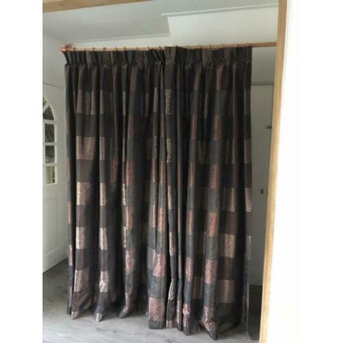 Gordijn 2 banen 90 cm breed 214 hoog